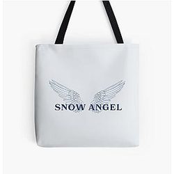 Snow Angel with Wings Renee Rapp Album Fan Art Over Print Tote Bag