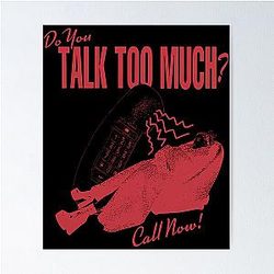 Renee Rapp Do You Talk Too Much Retro Poster
