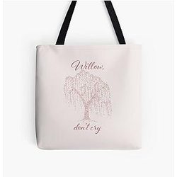 Willow Won't Cry – Renee Rapp Lyric Art All Over Print Tote Bag