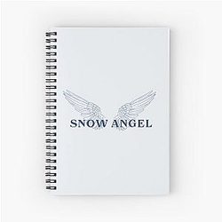 Snow Angel with Wings Renee Rapp Album Fan Art Spiral Notebook