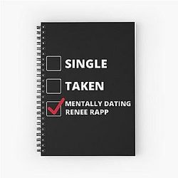 Mentally Dating Renee Rapp Spiral Notebook