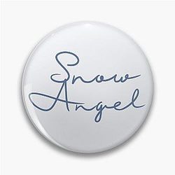 Snow Angel - Renee Rapp Album Title Design Pin