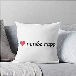 I love Renee Rapp throw pillow