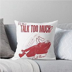 Renee Rapp Do You Talk Too Much Throw Pillow