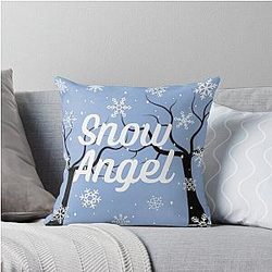 Renee Rapp Snow Angel Throw Pillow