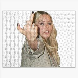 Renee Rapp Middle Finger Jigsaw Puzzle
