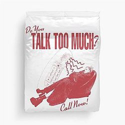 Renee Rapp Do You Talk Too Much Duvet Cover