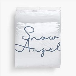 Snow Angel Renee Rapp Album Title Design Duvet