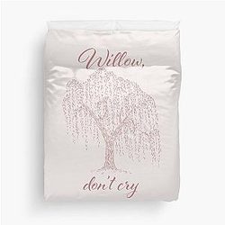 Willow Cry – Renee Rapp Lyric Duvet Cover