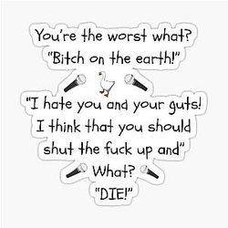 Renee Rapp Poison Goose Sticker