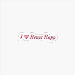 I Heart Renee Rapp Sticker