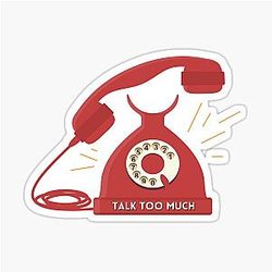 Talk Too Much Renee Rapp Sticker