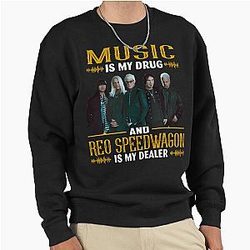 Art Reo Speedwagon Pullover Sweatshirt