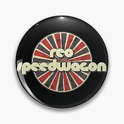 Art the Reo Speedwagon Pin