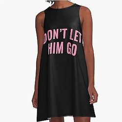 Don't Let Him Go A-Line Dress