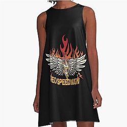 Art Reo Speedwagon A Line Dress