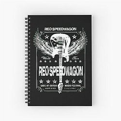 Art Reo Speedwagon Spiral Notebook