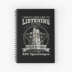 Art Reo Speedwagon Spiral Notebook