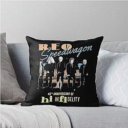 Art Reo Speedwagon Throw Pillow
