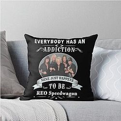 Art Reo Speedwagon Throw Pillow