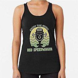 Art Reo Speedwagon Racerback Tank Top