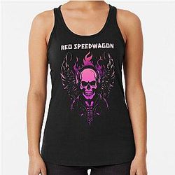 Art Reo Speedwagon Racerback Tank Top