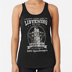 Art Reo Speedwagon Racerback Tank Top