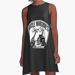 Uncle Brownies Speed Shop (Reservation Dogs Tribute) A-Line Dress