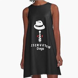 Public Figure Aboriginal Native A-Line Dress