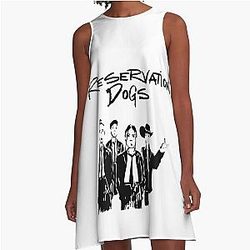 Dogs A-Line Dress