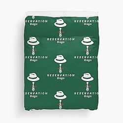Public Figure Aboriginal Cheese Native Skoden Reservation Dogs Retro Duvet Cover