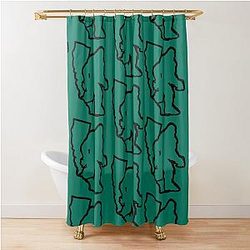 Cali Squatch Cheese from Reservation Dogs Inspired Design Shower Curtain