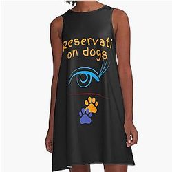 Reservation Girls Illustration Art Design A-Line Dress