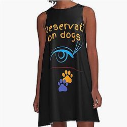 Reservation Dogs: Illustration Art Design A-Line Dress