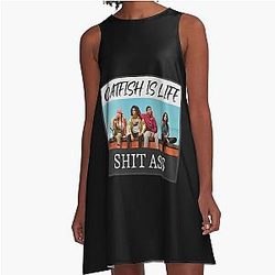 Reservation Dogs Catfish Is Life Line Dress