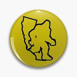 Cali Squatch (Cheese from Reservation Dogs inspired design) Pin