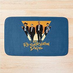 Cheese Reservation Dogs Bath Mat