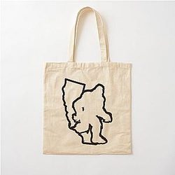 Cali Squatch Cheese from Reservation Dogs Inspired Design Cotton Tote Bag