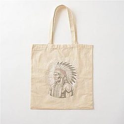 Reservation Dogs Spirit Being Warrior Cotton Tote Bag