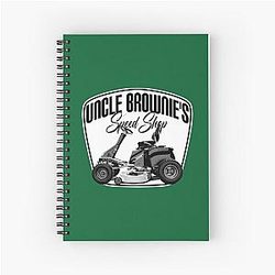 Uncle Brownie's Speed Shop Spiral Notebook