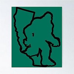Cali Squatch Poster from Reservation Dogs Inspired Design