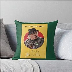 Uncle Brownie Reservation Dogs Throw Pillow