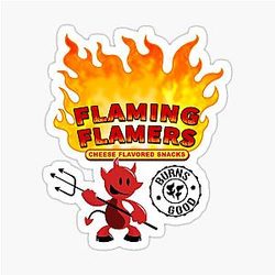Reservation Dogs Flaming Hot Cheetos Sticker