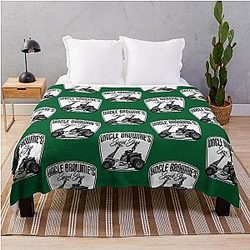 Uncle Brownies Speed Shop Throw Blanket