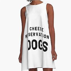 Cheese Dogs A-Line Dress