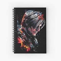 Grizzled Leon S. Kennedy RPD Rookie T-Shirt Spiral Notebook