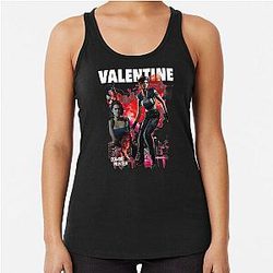 Resident Evil Jill Valentine Bootleg Racerback Tank Top