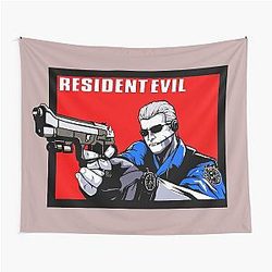 Resident Evil Wesker Samurai Tapestry