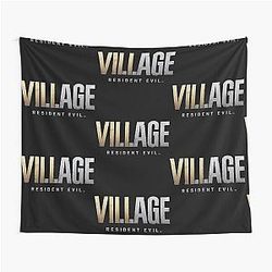 Resident Evil Village Logo Symbol Tapestry