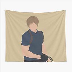 Resident Evil 4 Leon Scott Fan Art Tapestry
